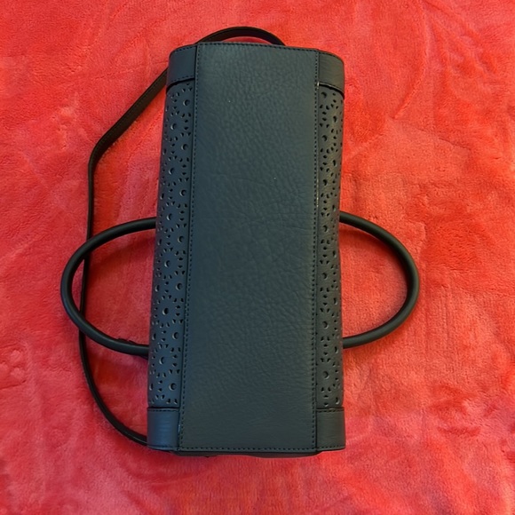 Kate Spade Leather Shoulder & Top Handle Bag - Navy Blue - Picture 6 of 13